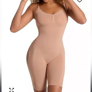 Leonisa SmartShape Total Full Coverage Seamless Shaping Bodysuit Size XXL
